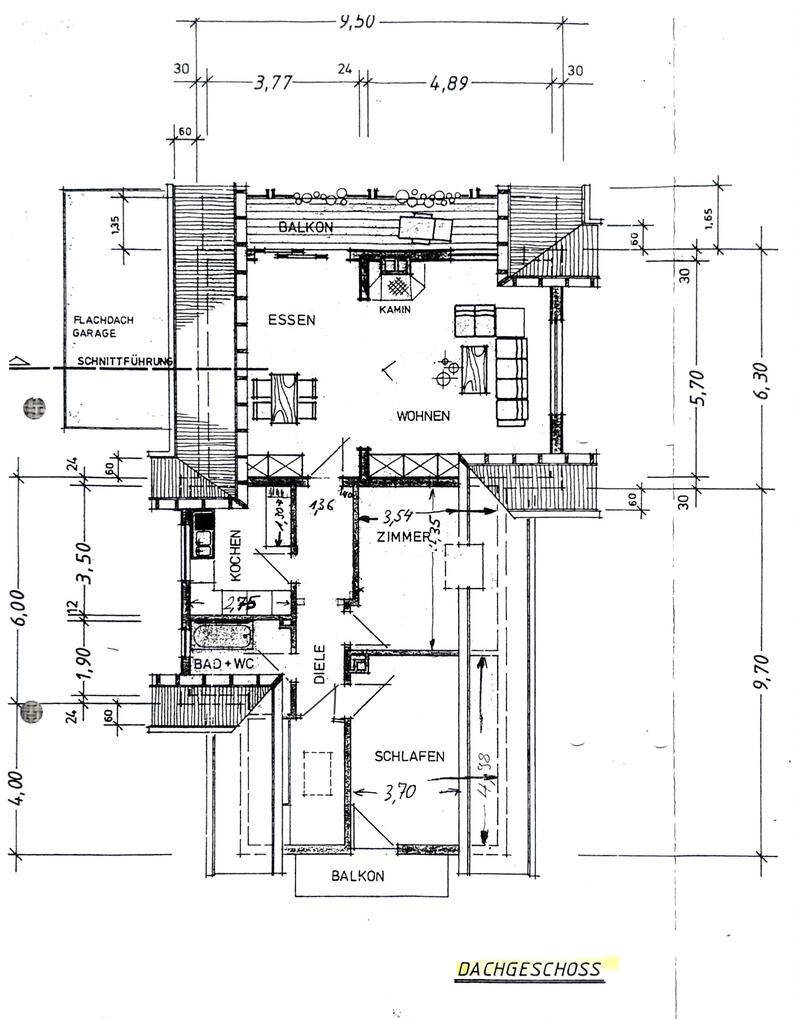 Grundriss Obergeschoss