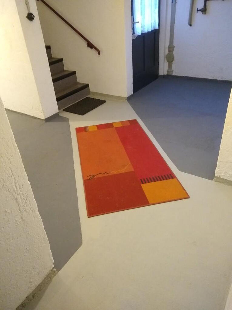Kelleraufgang zu den Wohnräumen